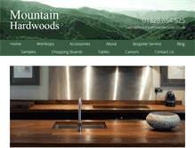 Tablet Screenshot of mountainhardwoods.co.uk